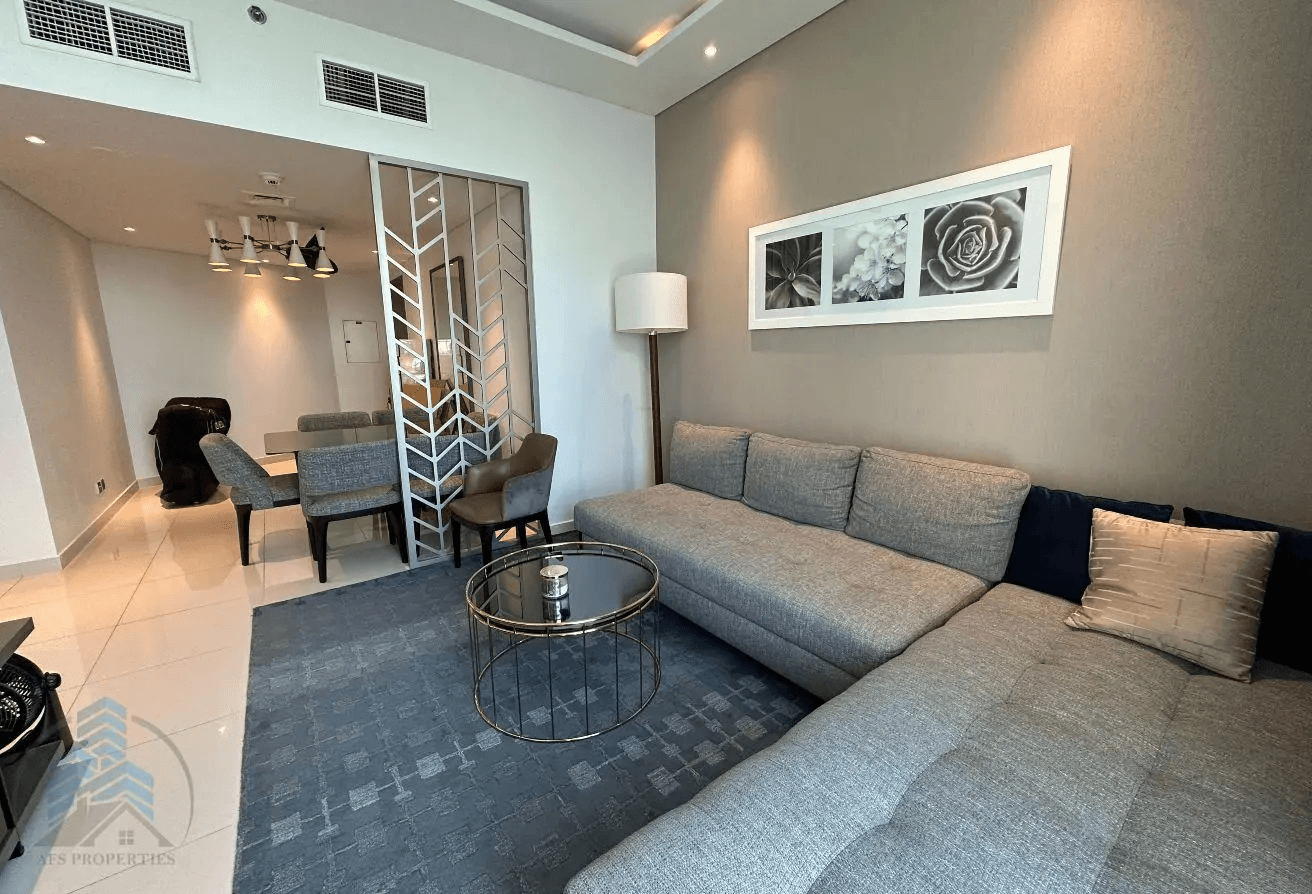 Furnished 1BR | Canal View | Vacant | High Floor