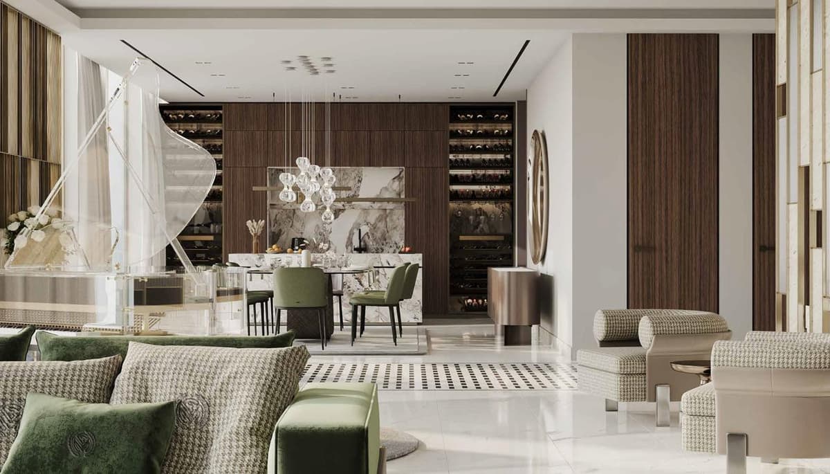 TOP FLOOR | GOLF AND EMIRATES CITY VIEW | Luxury Living 3