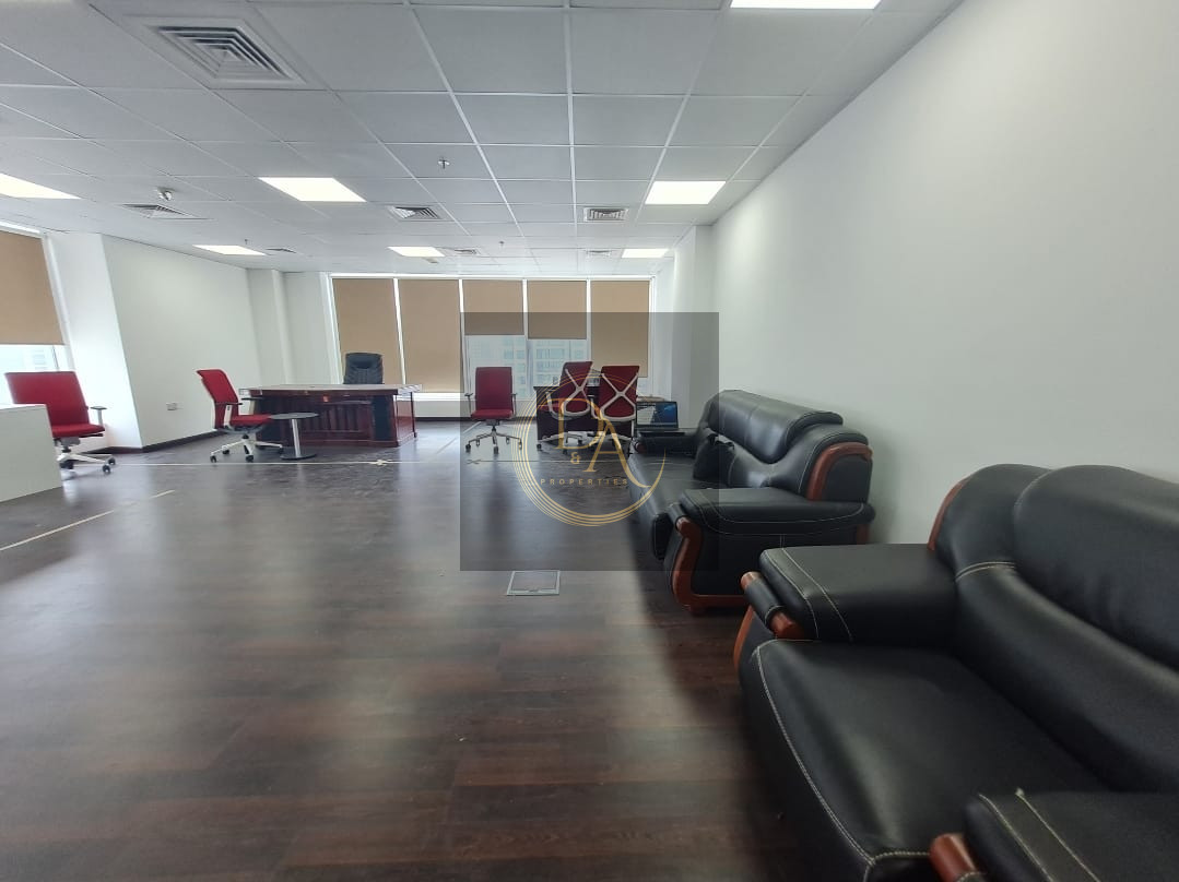 Business Bay| Bright fitted| Corner| Middle floor 3