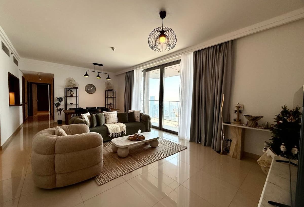 3BR + Maid, Fully Furnished, Burj Khalifa View 2