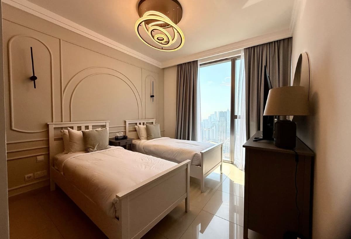 3BR + Maid, Fully Furnished, Burj Khalifa View 4
