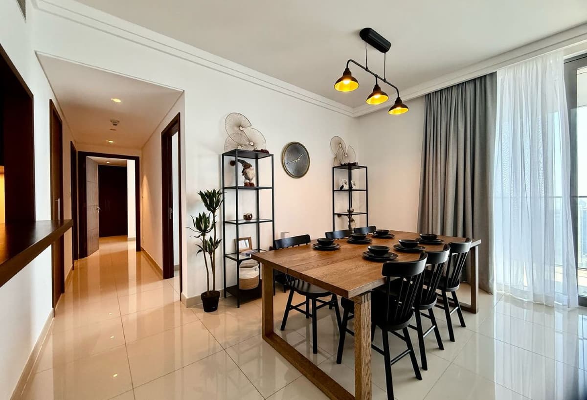 3BR + Maid, Fully Furnished, Burj Khalifa View 3